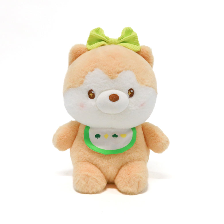 Shiba Inu with Bib & Bow Plush