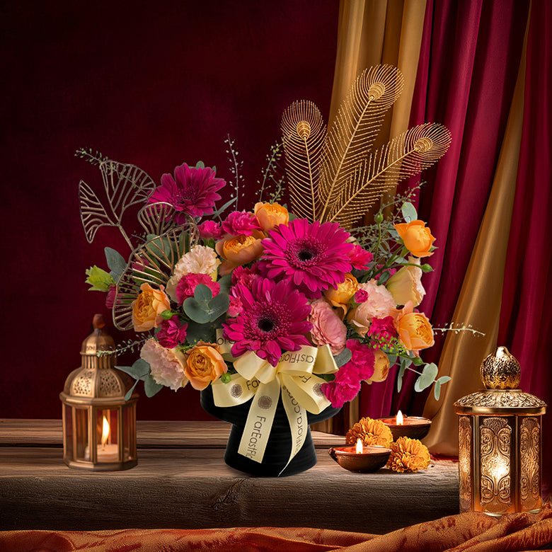 Celestial Blooms - Deepavali Floral Arrangement