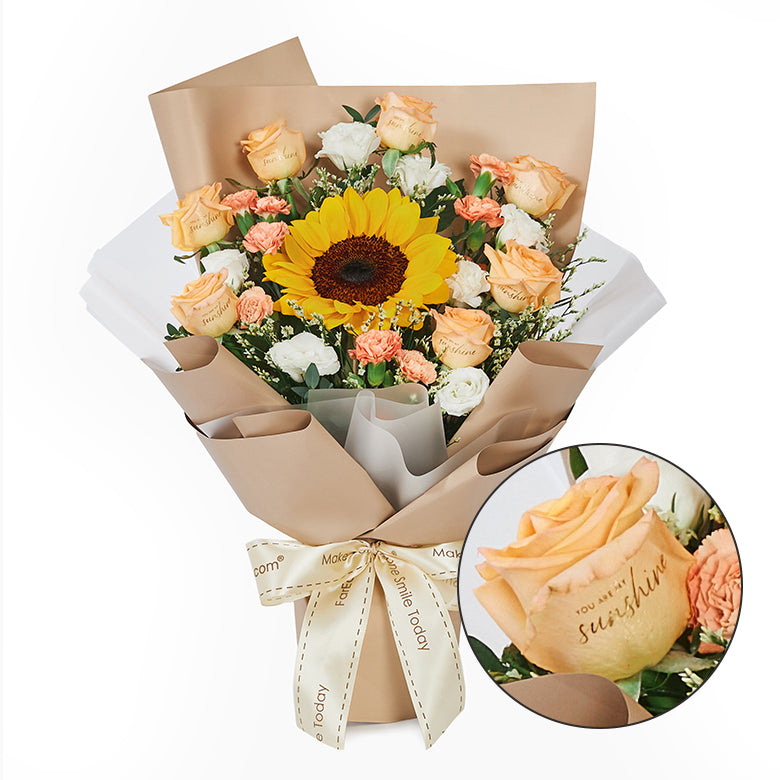 You Are My Sunshine - Flower Memo
