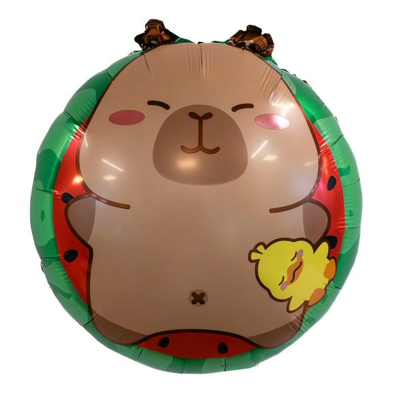 18" Capybara Watermelon with Duck