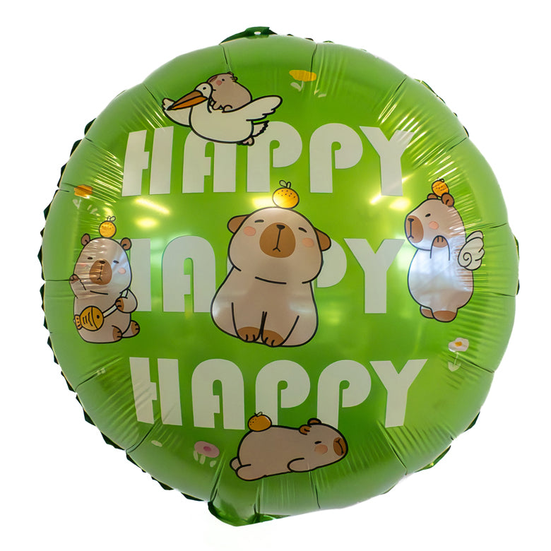Green Happy Capybara