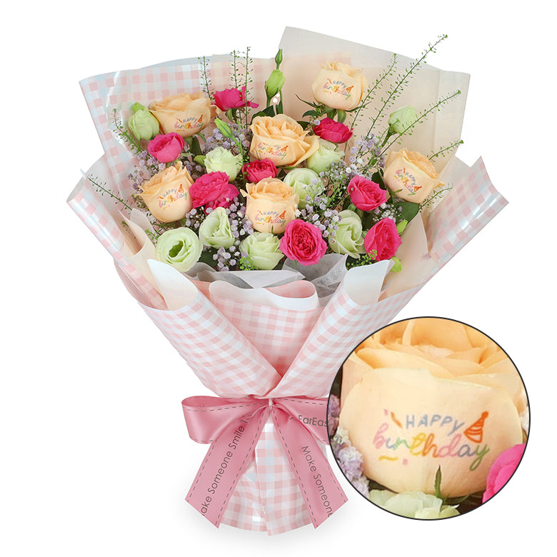 Happy Sweet Birthday – Flower Memo