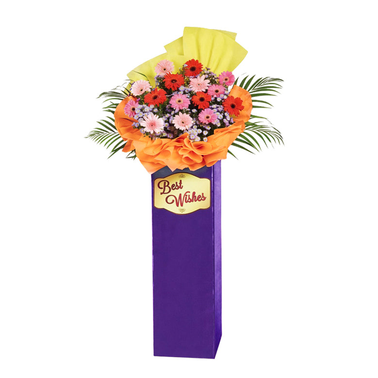 Congratulatory Flower Stand - Propitious Startup