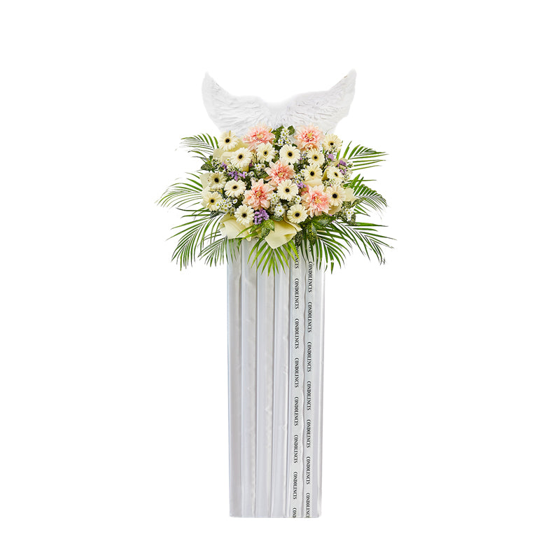 Sympathy Flower Stand - Gentle Whispers