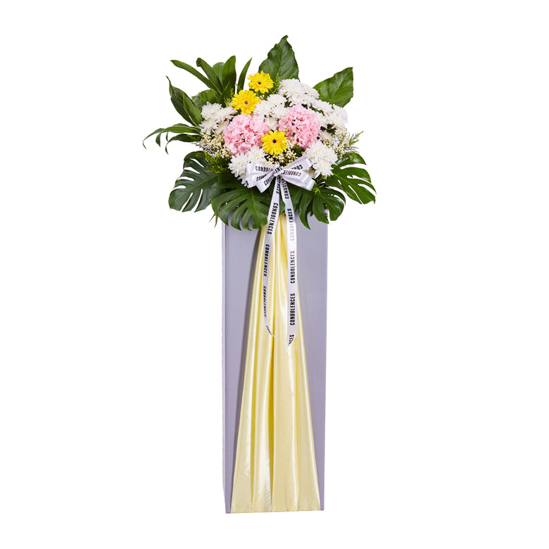 Sympathy Flower Stand - Tender Remembrance