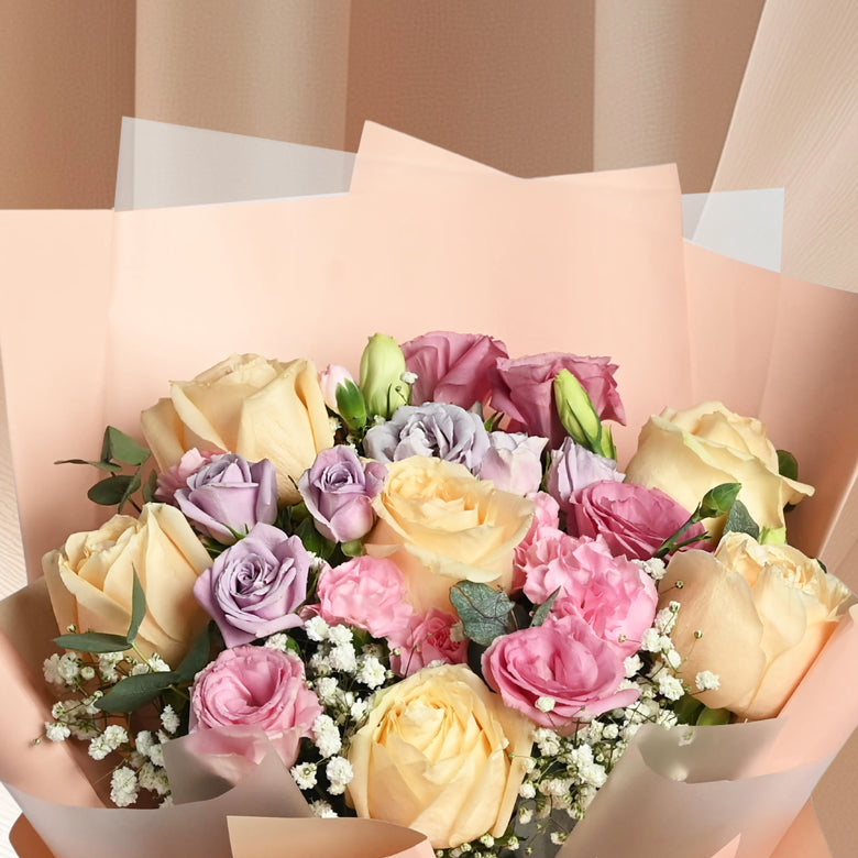 From The Heart (Personalized) – Roses - Flower Bouquet