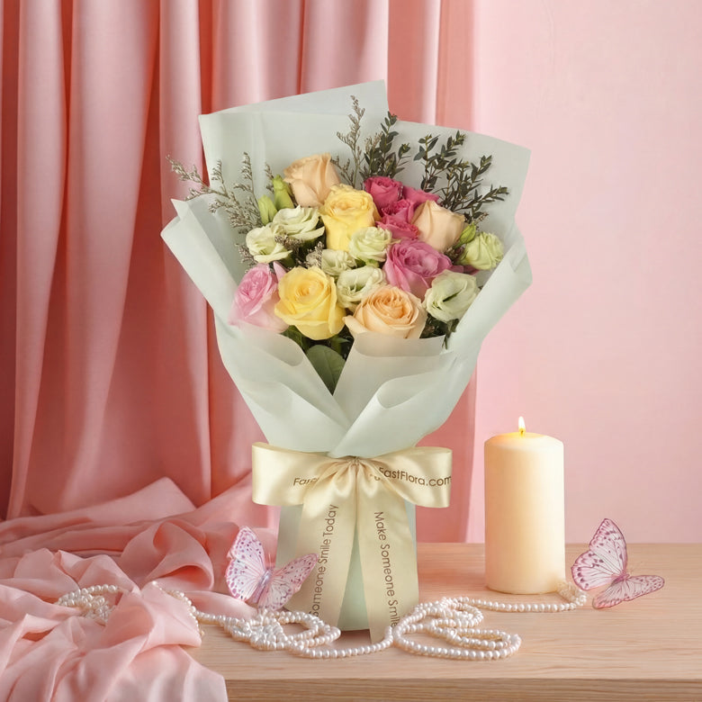 Blooming Affection – Roses – Flower Bouquet