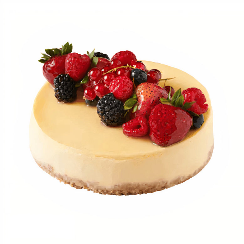 Flowers with Shangri-La Cheesecake