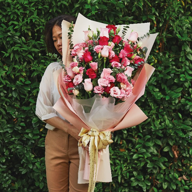 PB02 - Pink Sapphires - Giant Bouquet