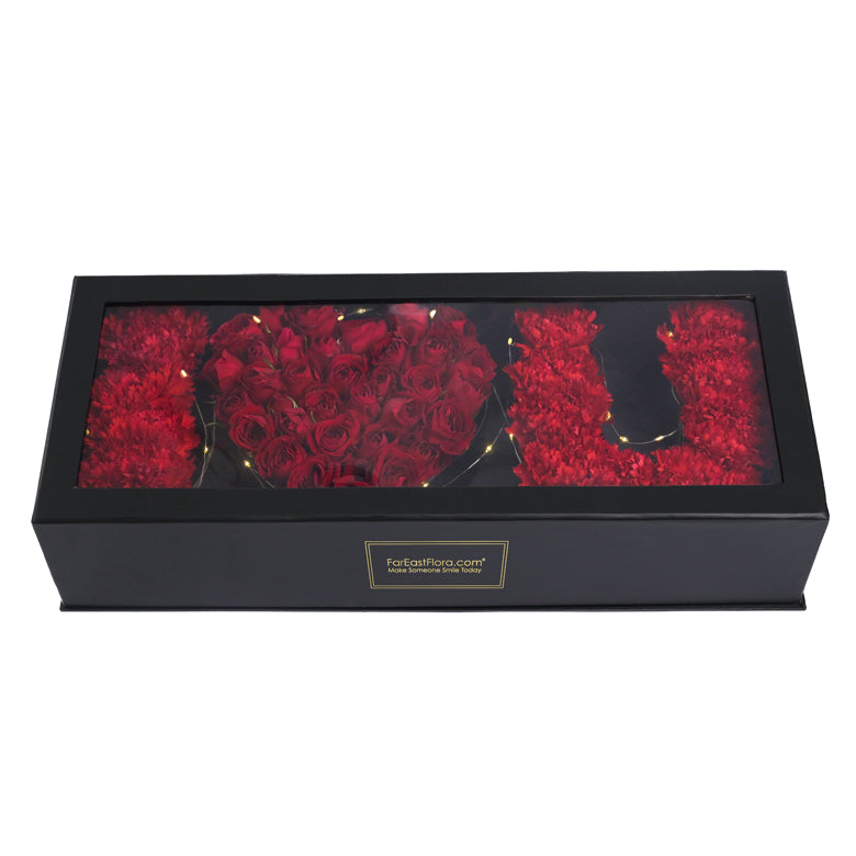 Love You – Table Flowers
