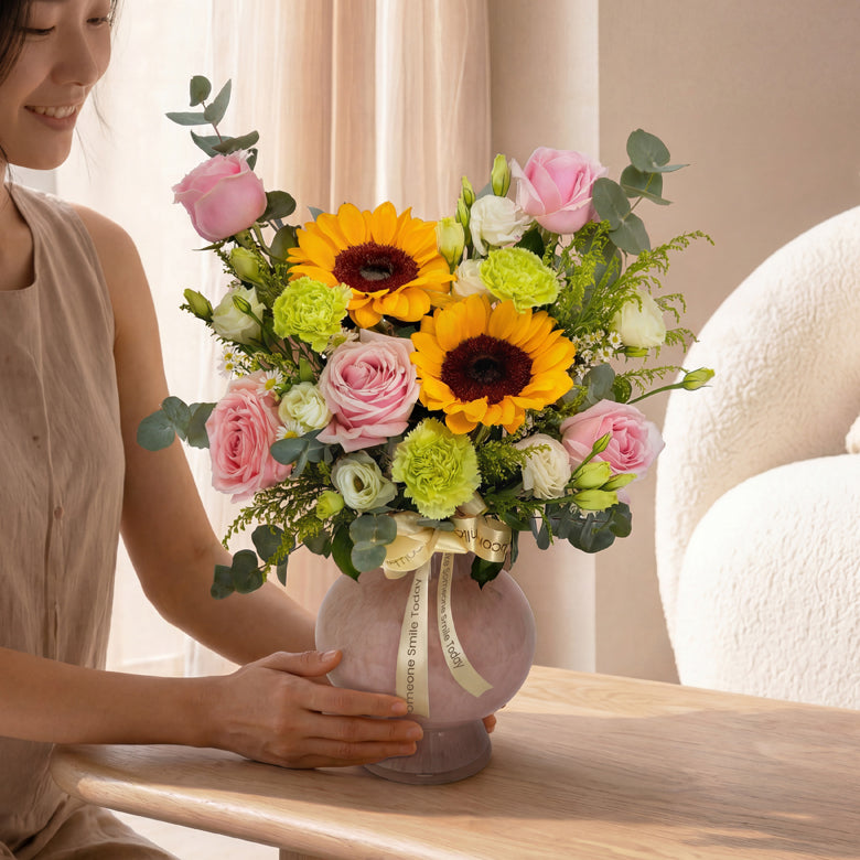 Happy Solace – Table Flowers
