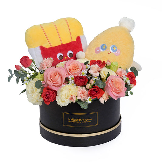 Snack Time Surprise - Flower Box & Plush