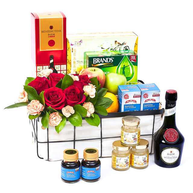 Inspiring Strength - Fruits & Wellness Hamper