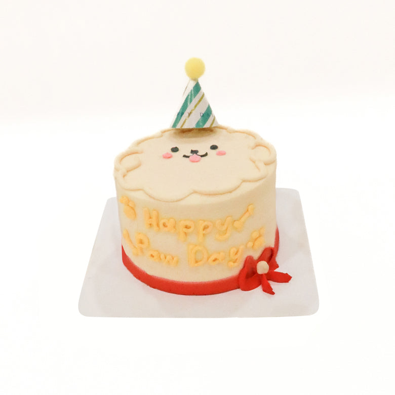 Flowers with Petissier Fluffy Doggo Birthday Cake (For Pets only)