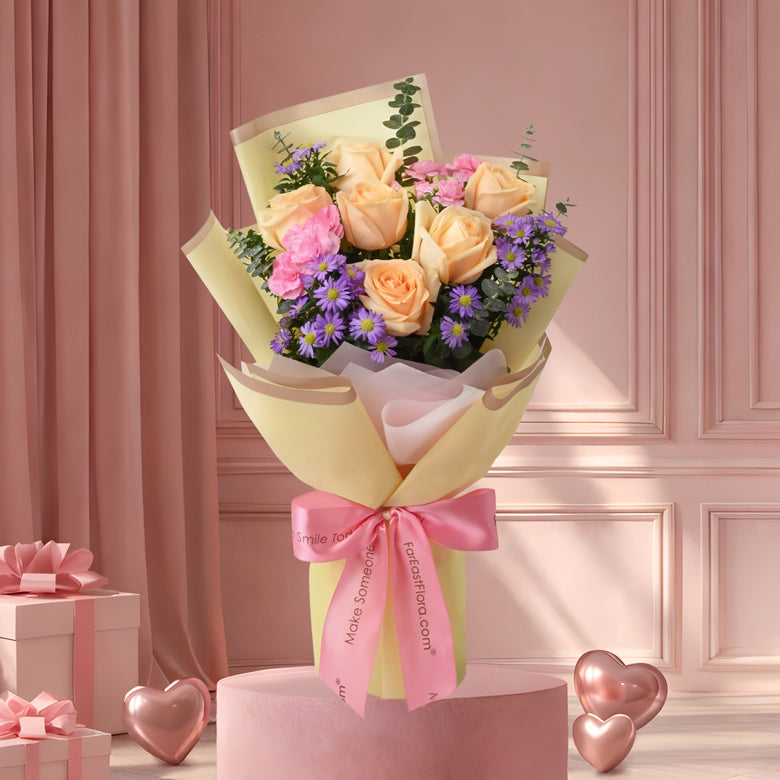 Pastel Perfection – Flower Bouquet