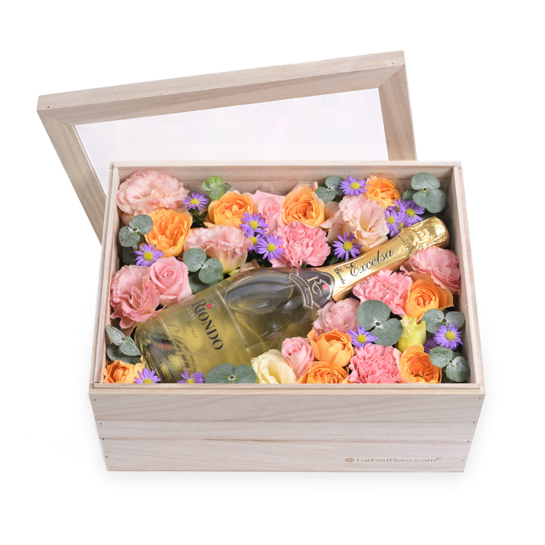 Riondo Moscato x Flowers Gift Set