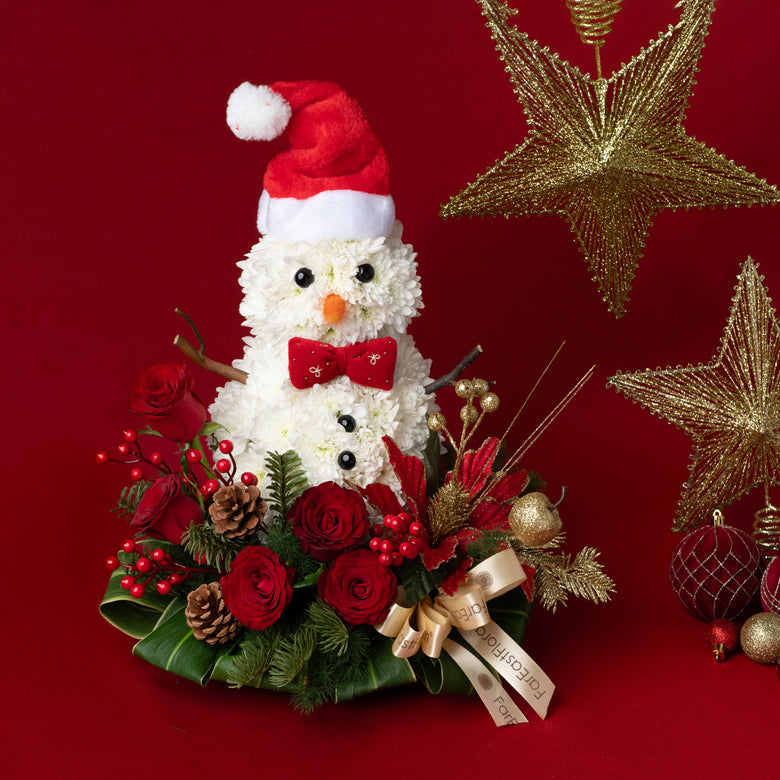 Jolly Snowman – Table Flowers