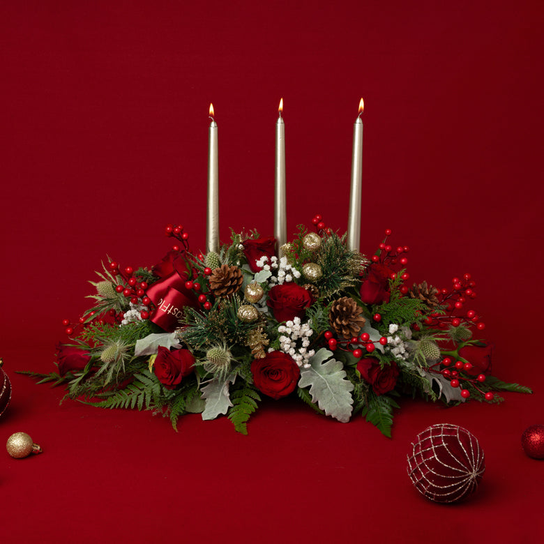Candlelit Christmas – Table Flowers