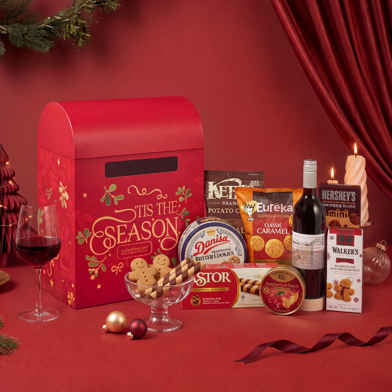 Shiraz & Gingerbread Post - Christmas Hamper