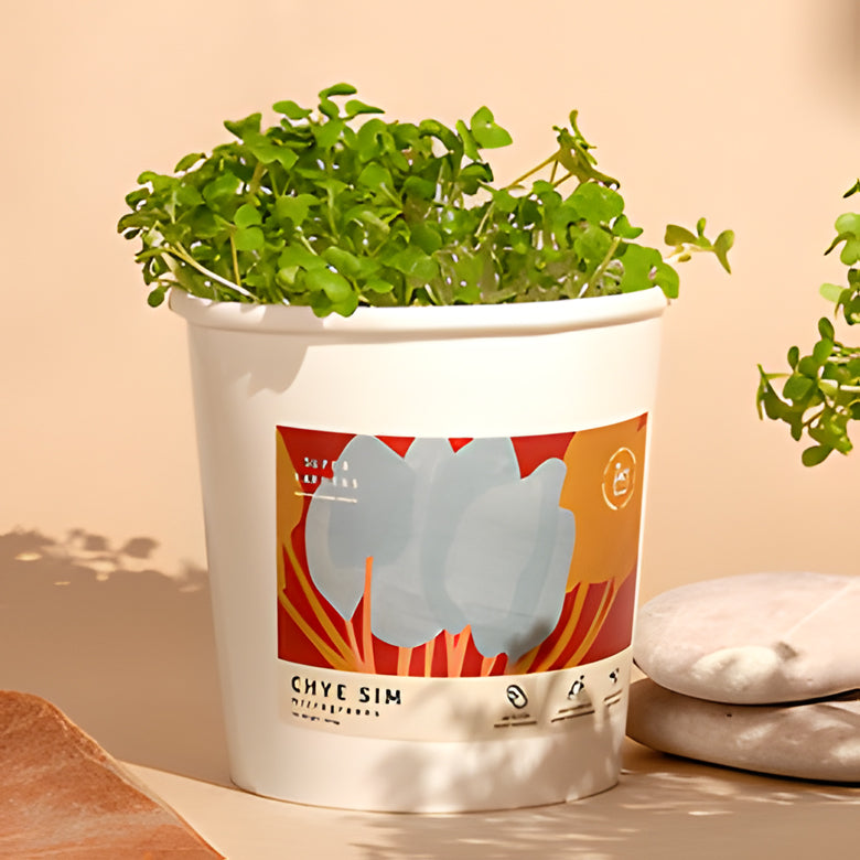 Super Farmers Nourish Tea & Microgreens Gift Set x Flowers