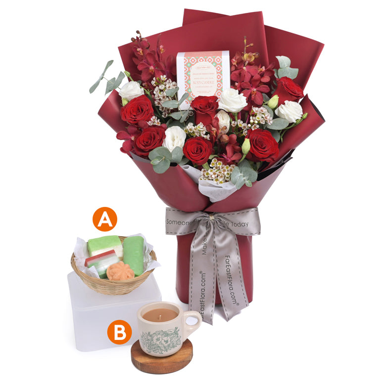 Clean Folks Club Kuih-Muih Soap Basket x Flowers