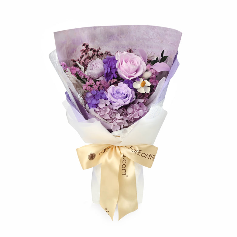 Lavender Haze - Preserved Roses