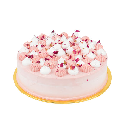 Flowers with Pastry World Strawberry Fromage Frozen Cake (Halal-certified)