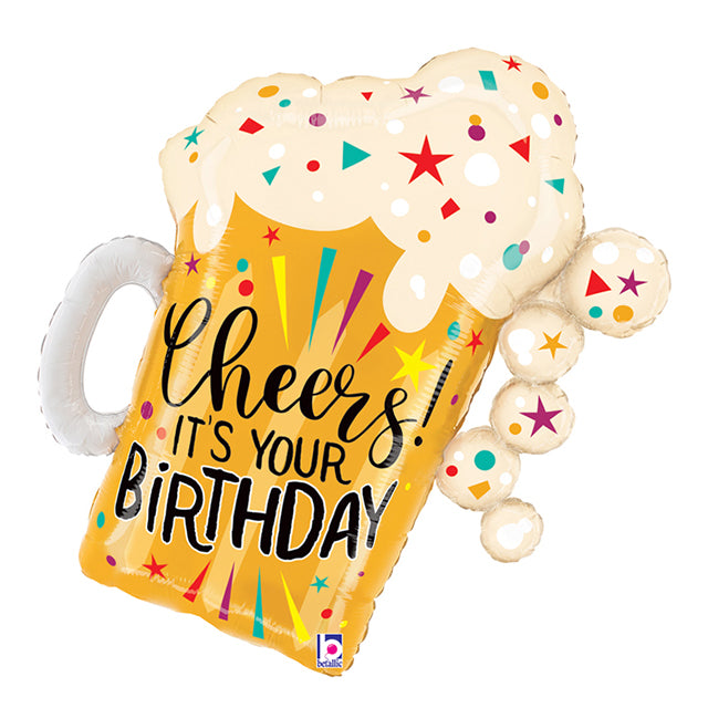 27" SHP Confetti Beer Birthday