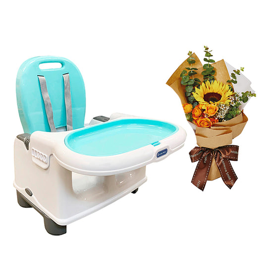 BA21B - Lovable Munchkin (Blue) - Booster Seat