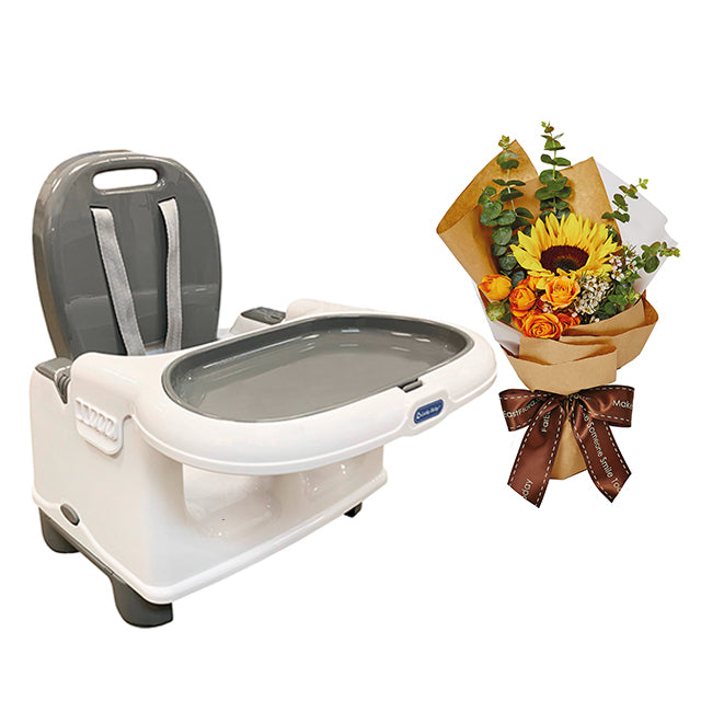 Lovable Munchkin (Grey) - Booster Seat
