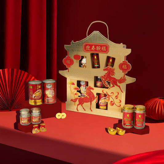 鲍庆添福 Prosperity Blessings – Abalone & Bird's Nest Gift Set