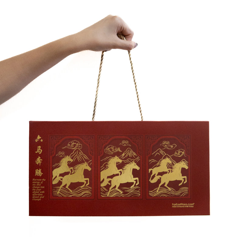 六马奔腾 Golden Steed of Blessings – Orange Hamper