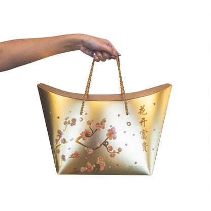 金福映春 Golden Peaches of Blessings – Oranges & Goodies Hamper