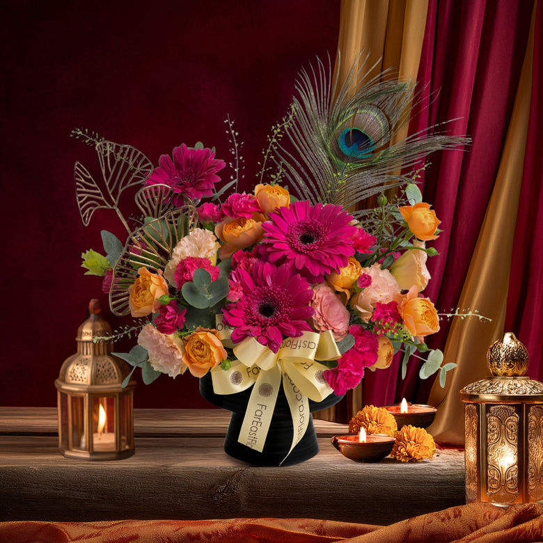 Celestial Blooms - Deepavali Floral Arrangement