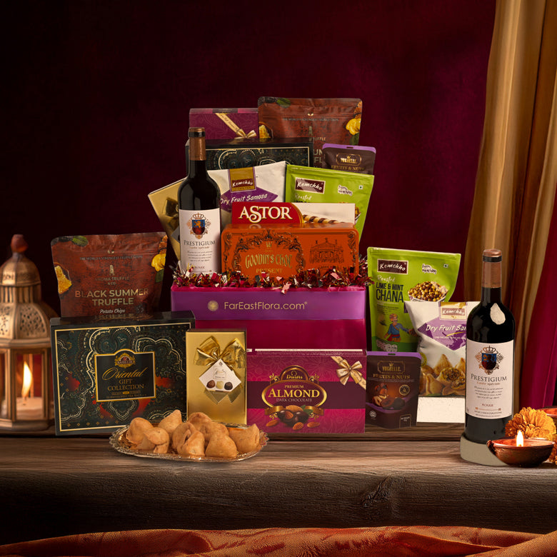 Radiance Delights – Deepavali Wine & Treats Hamper