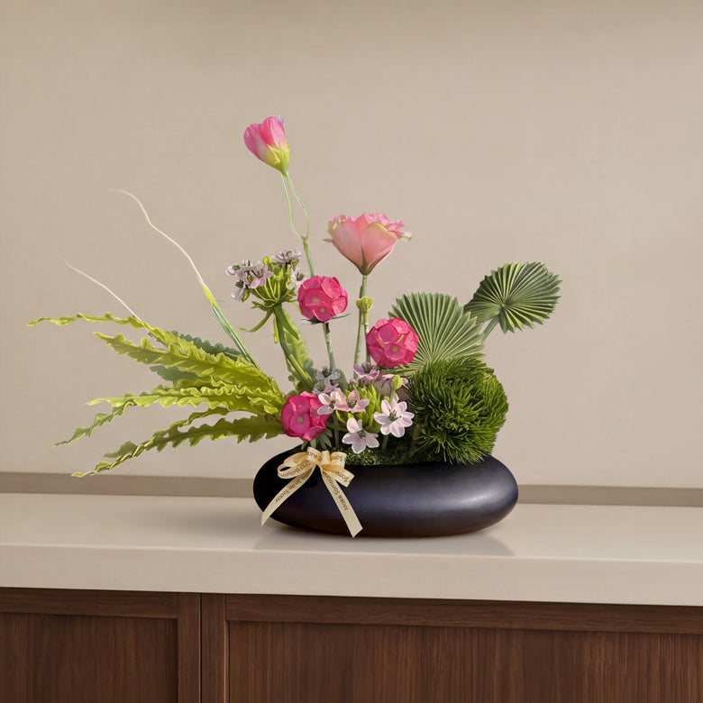 Enduring Rose - Artificial Flowers Arrangement
