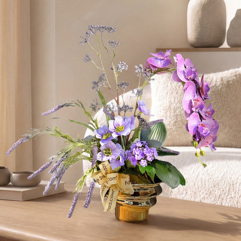 Lasting Orchid - Artificial Flowers Arrangement