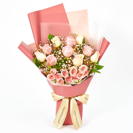 FC01 - You Are My Princess - 10 Roses Bouquet - Flower Memo