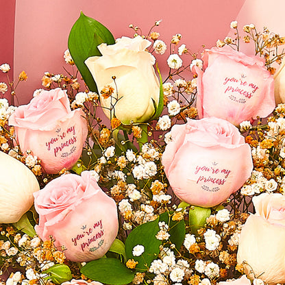 FC01 - You Are My Princess - 10 Roses Bouquet - Flower Memo