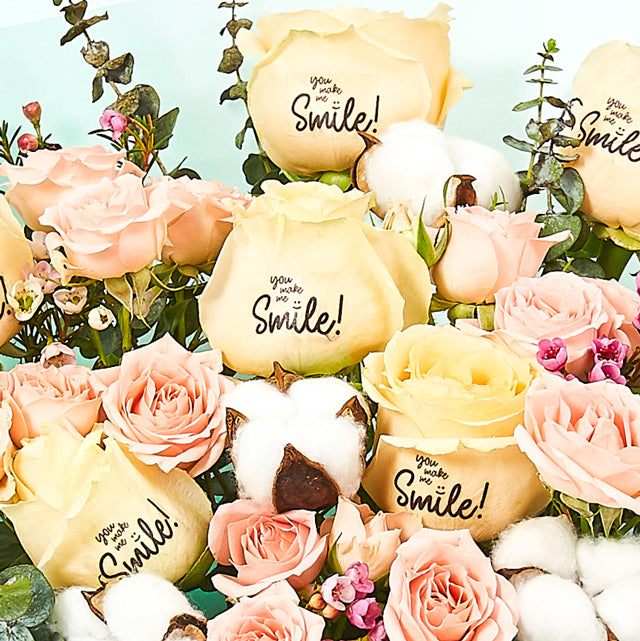 Like A Sunshine - 7 Roses Bouquet - Flower Memo