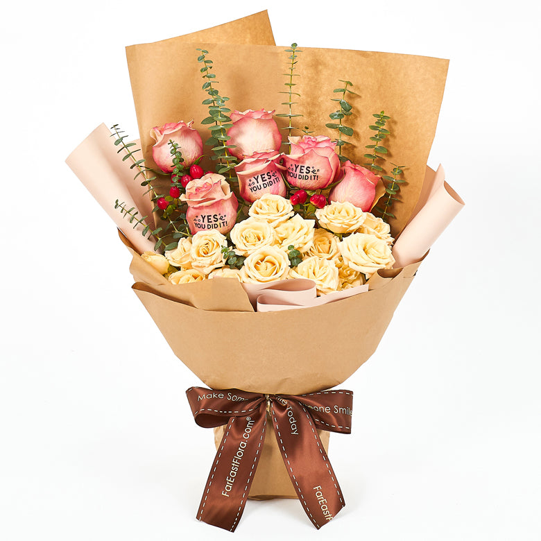 Go-getter - 6 Roses Bouquet - Flower Memo