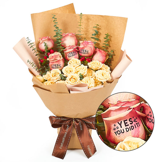 Go-getter - 6 Roses Bouquet - Flower Memo