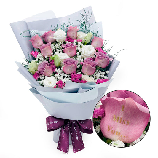 Royal Soulmate - 10 Roses Bouquet - Flower Memo