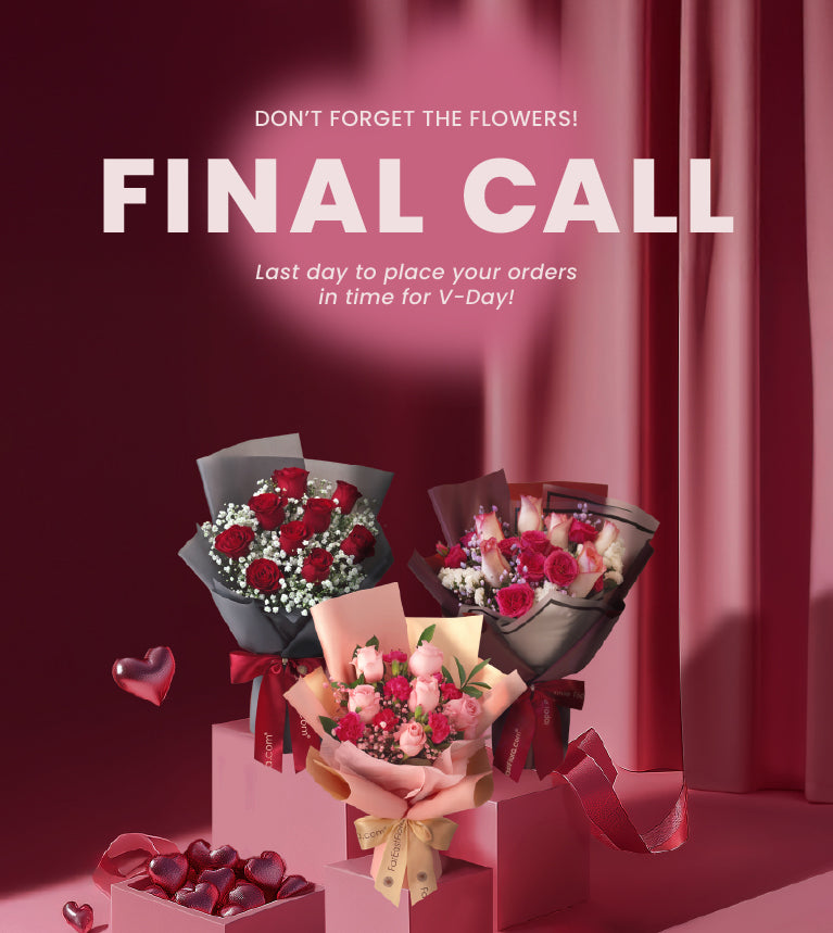 Still in time for Valentine's Day Last few hours to ensure a Perfect Valentine's Day