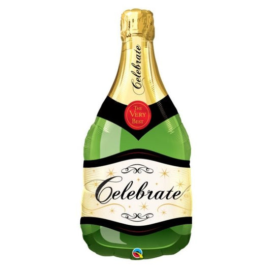 39" Bubbly Wine Bottle Helium Balloon