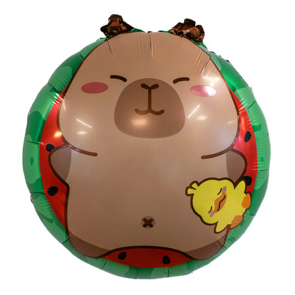 18" Capybara Watermelon with Duck