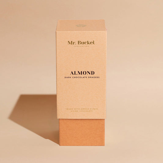 Mr Bucket Almond Dark Chocolate Dragee 180g