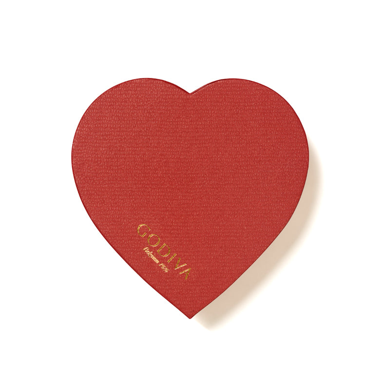 Godiva Luxury Red Heart Gift Box 6pcs