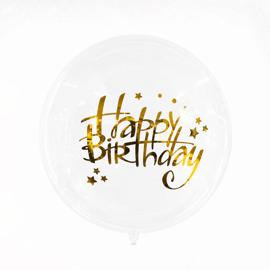20" Bobo Balloon — Happy Birthday