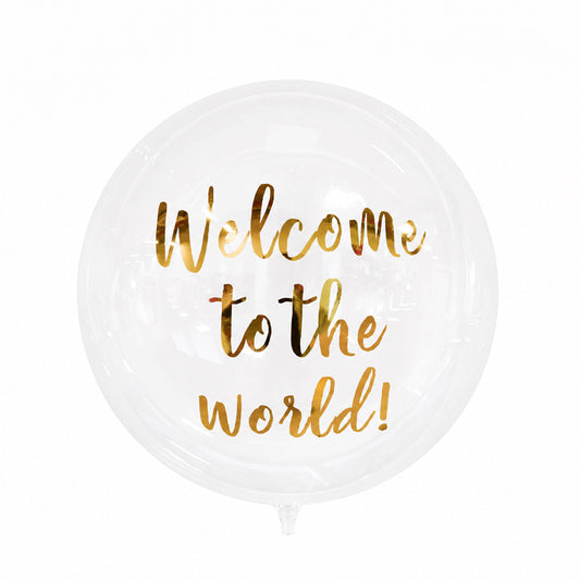 20" Bobo Balloon — Welcome to the World